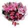 букет из роз и тюльпанов с лилией. Бермудские Острова