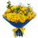 желтые розы в букете. Бермудские Острова
