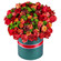 композиция из роз и хризантем в шляпной коробке. Бермудские Острова