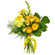 Желтый букет из роз и хризантем. Бермудские Острова